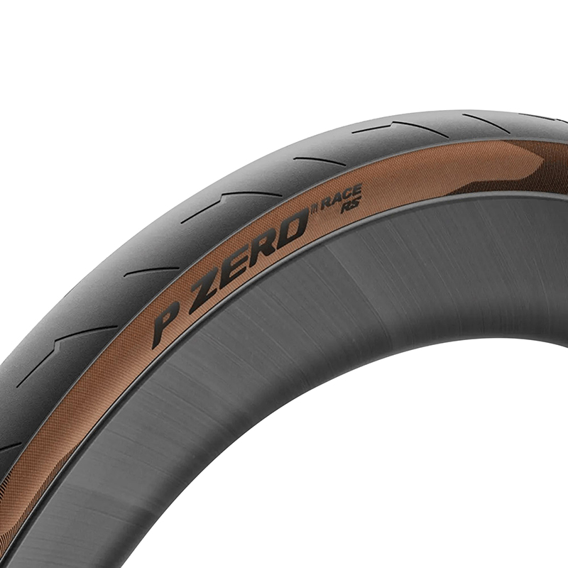 PNEU ROUTE 700 X 28 PIRELLI P ZERO RACE RS CLASSIC TANWALL NOIR FLANC MARRON TS (28-622)