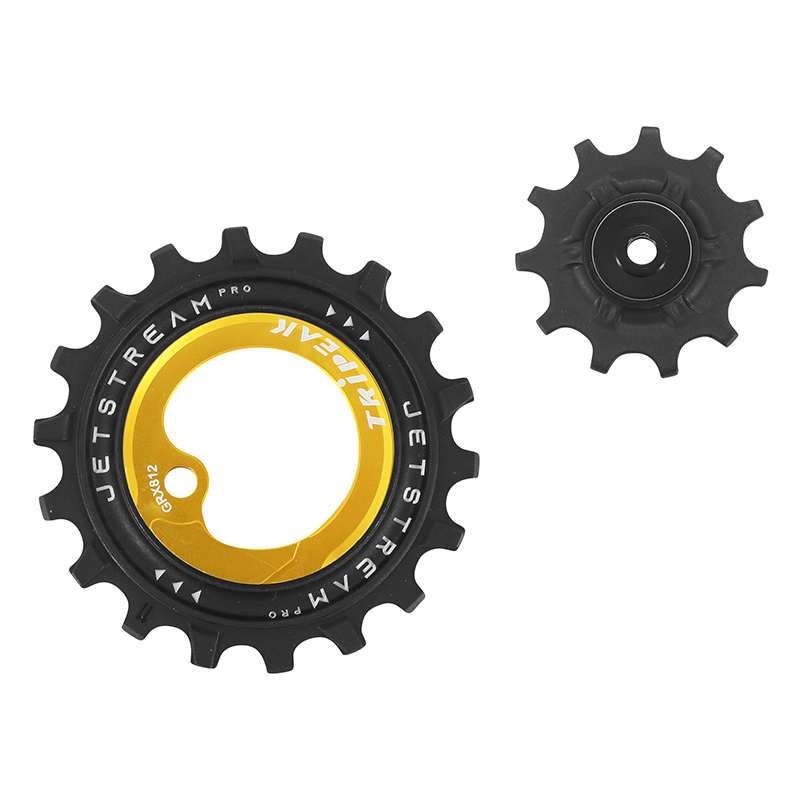 GALET DERAILLEUR AOPW TRIPEAK 11-18 DENTS CERAMIQUE 11X1V. SHIMANO GRX RX812 - 817 OR (JEU DE 2) (GARANTIE 4 ANS)
