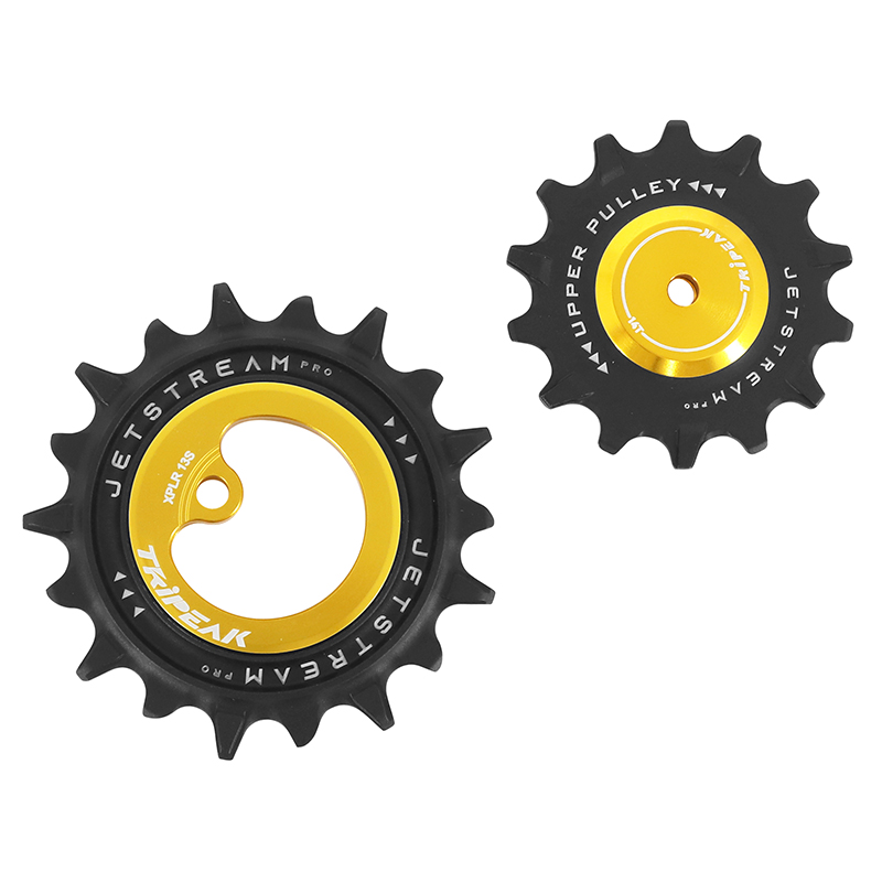 GALET DERAILLEUR AOPW TRIPEAK 14-18 DENTS CERAMIQUE 13X1V. SRAM AXS FORCE XPLR OR (JEU DE 2) (GARANTIE 4 ANS)