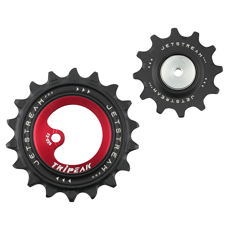 GALET DERAILLEUR AOPW TRIPEAK 12-18 DENTS CERAMIQUE 12X2V. SRAM AXS RED E1-FORCE E1 ROUGE +2024 (JEU DE 2) (GARANTIE 4 ANS)