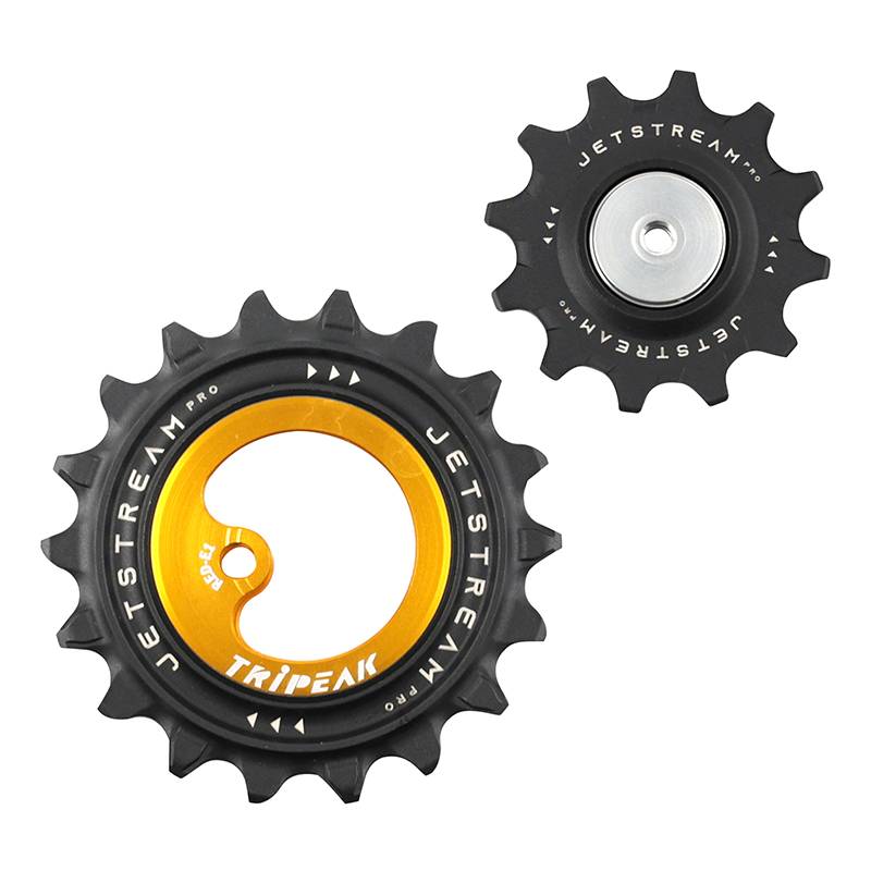 GALET DERAILLEUR AOPW TRIPEAK 12-18 DENTS CERAMIQUE 12X2V. SRAM AXS RED E1-FORCE E1 OR +2024 (JEU DE 2) (GARANTIE 4 ANS)
