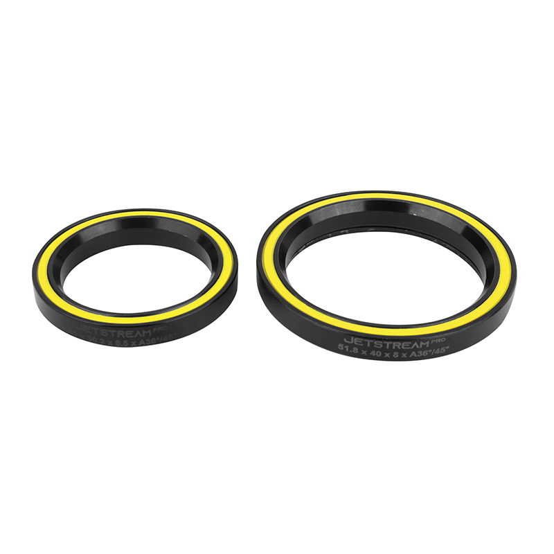 ROULEMENT JEU DE DIRECTION TRIPEAK JETSTREAM PRO SOLITECH CERAMIQUE - 30.2 X 41 X 6.5MM 36X45° - 40 X 52 X 7MM 45X45° (GARANTIE 4 ANS) -COMPATIBLE TREK FUEL EX, FUEL, TOP FUEL...  (VENDU A LA PAIRE)
