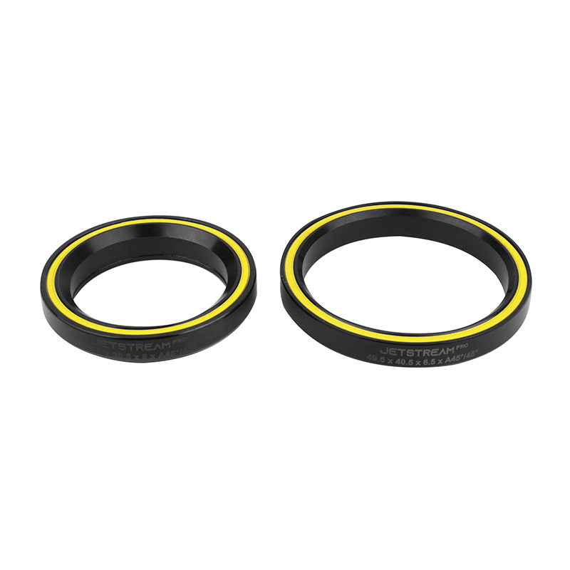 ROULEMENT JEU DE DIRECTION TRIPEAK JETSTREAM PRO SOLITECH CERAMIQUE - 30.5 X 41.8 X 8MM 45X45° - 40.5 X 49.5 X 6.5MM 45X45° (GARANTIE 4 ANS) -COMPATIBLE SPECIALIZED AETHOS, CRUX...- (VENDU A LA PAIRE)