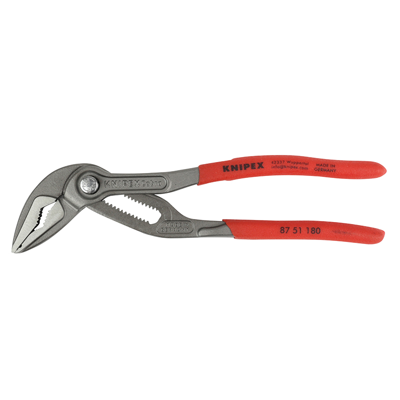 PINCE MULTI PRO KNIPEX COBRA ES ULTRA EFFILE 180MM GRIS ANTIROUILLE  (87 51 180)  -MADE IN GERMANY-