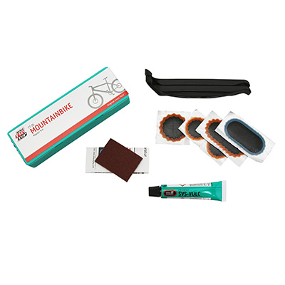 KIT REPARATION CHAMBRE A AIR TIP TOP TT05 VTT AVEC OUTILS- BOITE (2 PATCHS F0 15MM + 1 F1 25MM + 1 F2 45X15MM+ 1 F2 BLEU REINF + COLLE 5G + PAPIER PONCE + 2 DEMONTES PNEUS) AVEC NOTICE (50601930) KIT REPARATION CHAMBRE A AIR TIP TOP TT05 VTT AVEC OUTILS- BOITE (2 PATCHS F0 15MM + 1 F1 25MM + 1 F2 45X15MM+ 1 F2 BLEU REINF + COLLE 5G + PAPIER PONCE + 2 DEMONTES PNEUS) AVEC NOTICE (50601930)