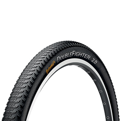 PNEU VTT 26 X 1.90 CONTINENTAL DOUBLE FIGHTER NOIR TR (50-559) PNEU VTT 26 X 1.90 CONTINENTAL DOUBLE FIGHTER NOIR TR (50-559)