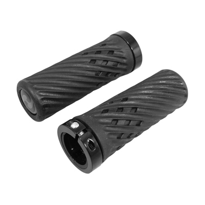 POIGNEE VTT HERRMANS LUNA LOCK 90MM NOIR AVEC COLLIER FERMETURE (PAIRE) POIGNEE VTT HERRMANS LUNA LOCK 90MM NOIR AVEC COLLIER FERMETURE (PAIRE)