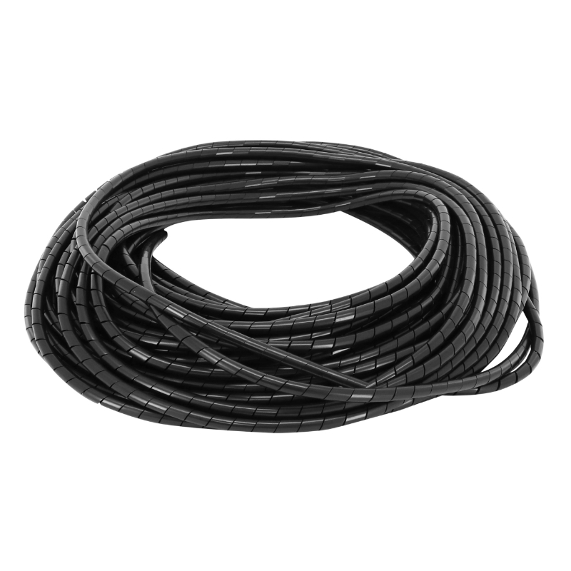 GAINE SPIRALE FLEXIBLE POUR FIL ELECTRIQUE DIAM 6 - 60 MM NOIR (25M) -SELECTION P2R- GAINE SPIRALE FLEXIBLE POUR FIL ELECTRIQUE DIAM 6 - 60 MM NOIR (25M) -SELECTION P2R-