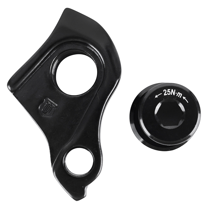 PATTE DE DERAILLEUR ALU MARWI SRAM UDH GH-399 (VENDU A L'UNITE SUR CARTE) POUR AXE 12X1.00