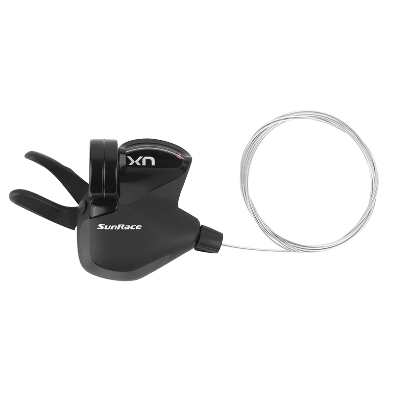 MANETTE VTT SUNRACE DROITE DUAL LEVER DLUX51 PUSH PUSH U-SERIES 11V. AVEC AFFICHEUR VITESSE - COMPATIBLE SHIMANO CUES, LINKGLIDE