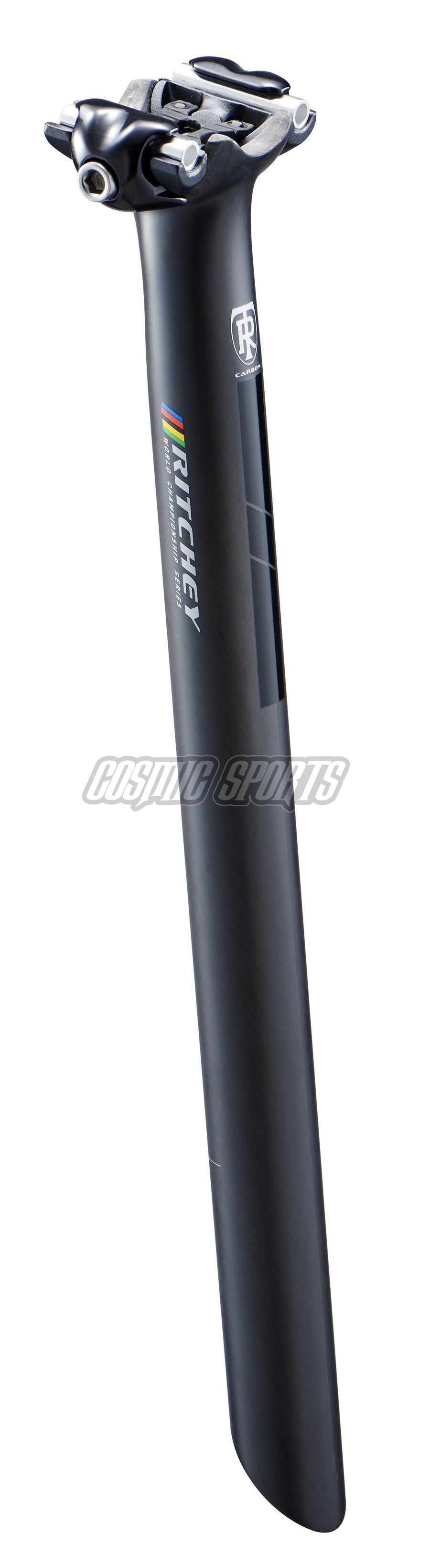 RITCHEY WCS CARBON 1-BOLT SEATPOST, 0MM, 31.6X400MM, 7X7MM RAILS, MATTE CARBON UD RITCHEY WCS CARBON 1-BOLT SEATPOST, 0MM, 31.6X400MM, 7X7MM RAILS, MATTE CARBON UD