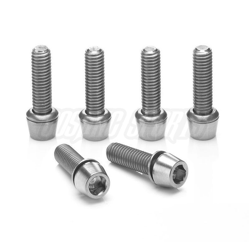 RITCHEY COMP 4AXIS STEM BOLTS, 6 PCS., STAINLESS STEEL, SILVER RITCHEY COMP 4AXIS STEM BOLTS, 6 PCS., STAINLESS STEEL, SILVER