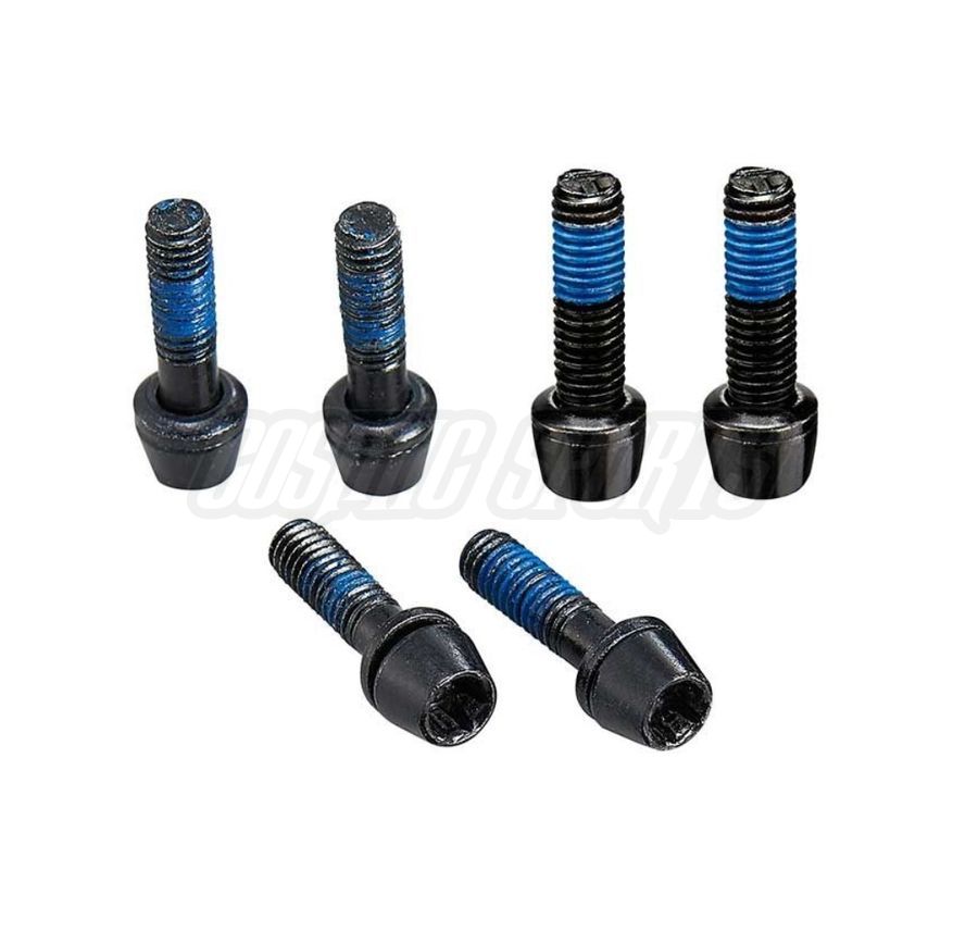 RITCHEY WCS C260 25° STEM BOLTS, 6 PCS., STAINLESS STEEL, BLACK RITCHEY WCS C260 25° STEM BOLTS, 6 PCS., STAINLESS STEEL, BLACK