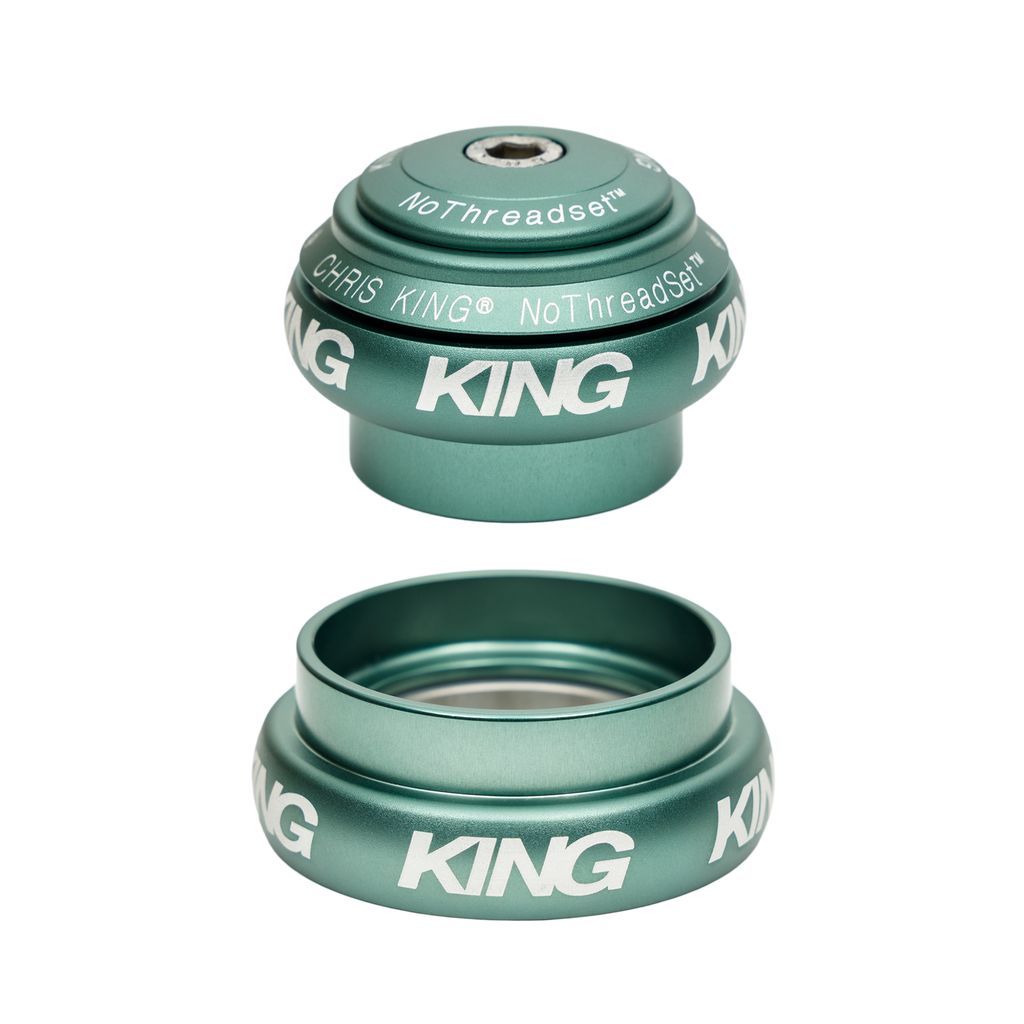CHRIS KING NOTHREADSET TAPERED HEADSET, STEEL-BEARINGS, 1 1/8"-1 1/4", GRIPLOCK, EC34/28.6 | EC44/33 CHRIS KING NOTHREADSET TAPERED HEADSET, STEEL-BEARINGS, 1 1/8"-1 1/4", GRIPLOCK, EC34/28.6 | EC44/33
