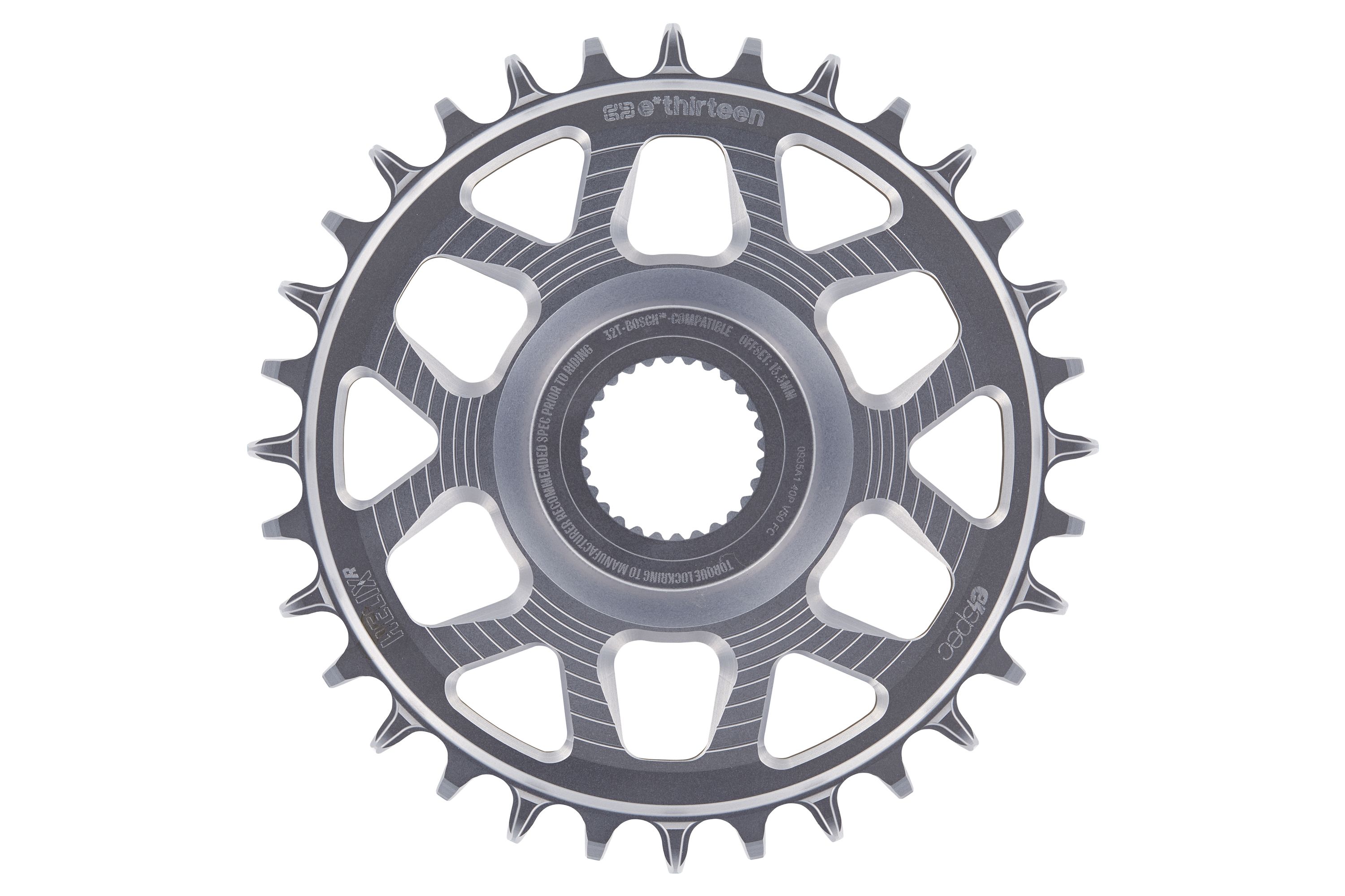 E*THIRTEEN HELIX R E*SPEC SRAM DIRECT MOUNT CHAINRING, BOSCH SX/CX GEN4, 34 T., 11/12-SPD, SILVER E*THIRTEEN HELIX R E*SPEC SRAM DIRECT MOUNT CHAINRING, BOSCH SX/CX GEN4, 34 T., 11/12-SPD, SILVER
