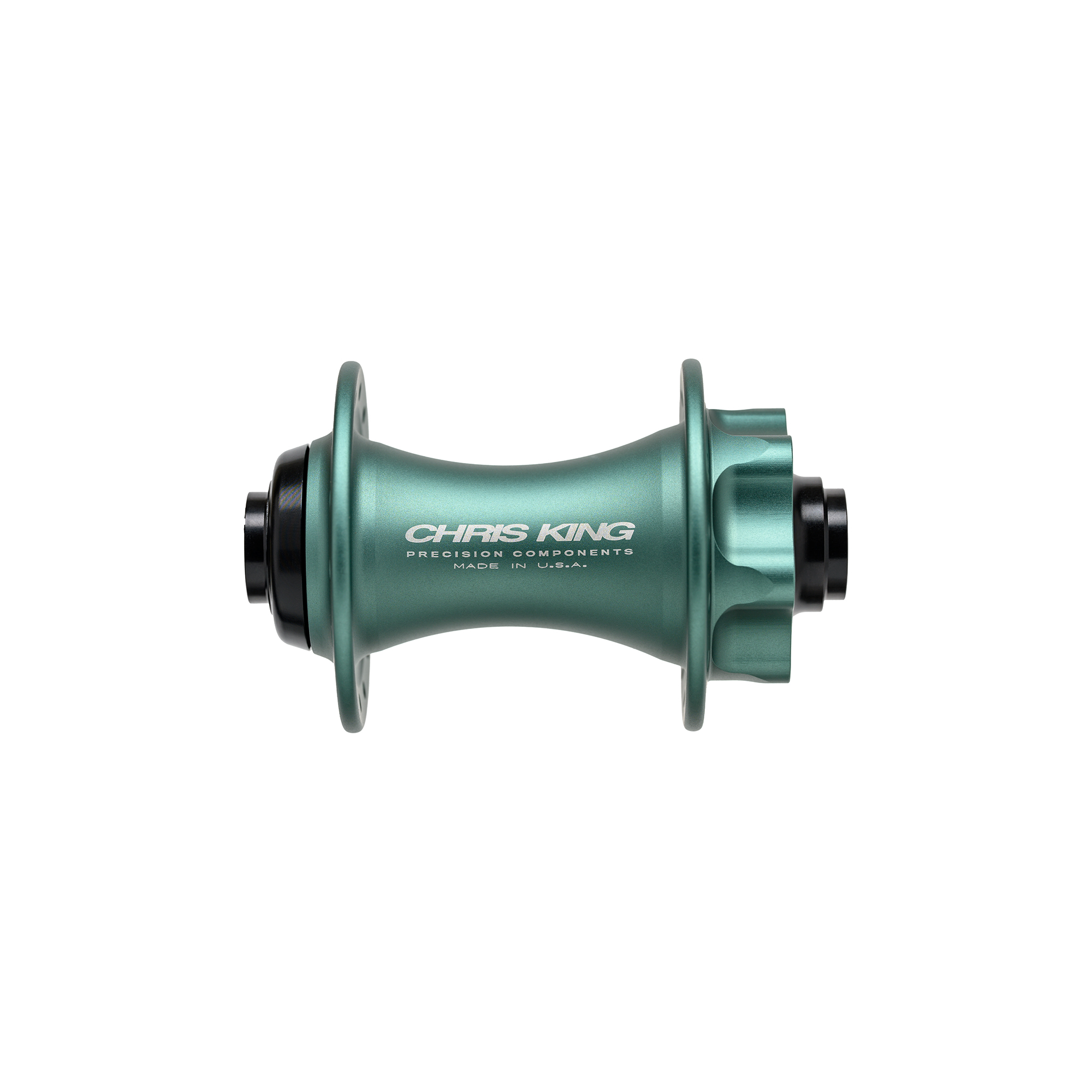 CHRIS KING DISC 6-BOLT BOOST HUB FRONT, 110X20MM, 28 H., STEEL-BEARINGS, MATTE JADE CHRIS KING DISC 6-BOLT BOOST HUB FRONT, 110X20MM, 28 H., STEEL-BEARINGS, MATTE JADE