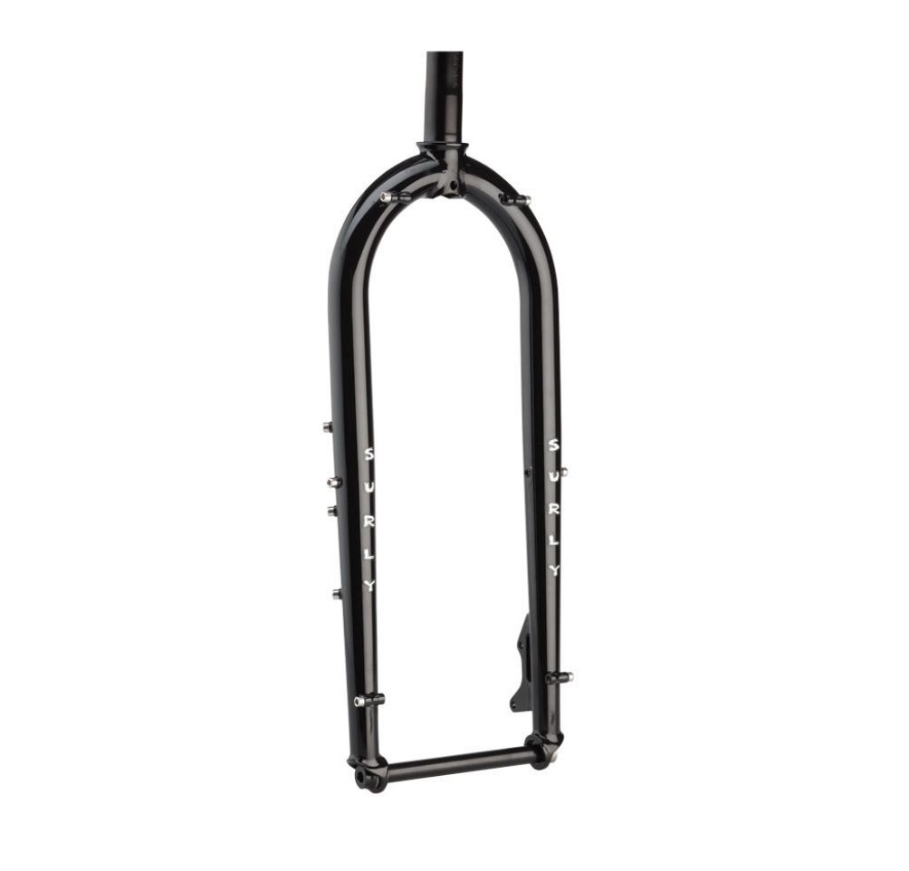 SURLY ICE CREAM TRUCK STEEL FORK, 26", 28.6-30, 47MM, 487MM, 150X15MM TA, 28.6-30, IS DISC, BLACK SURLY ICE CREAM TRUCK STEEL FORK, 26", 28.6-30, 47MM, 487MM, 150X15MM TA, 28.6-30, IS DISC, BLACK