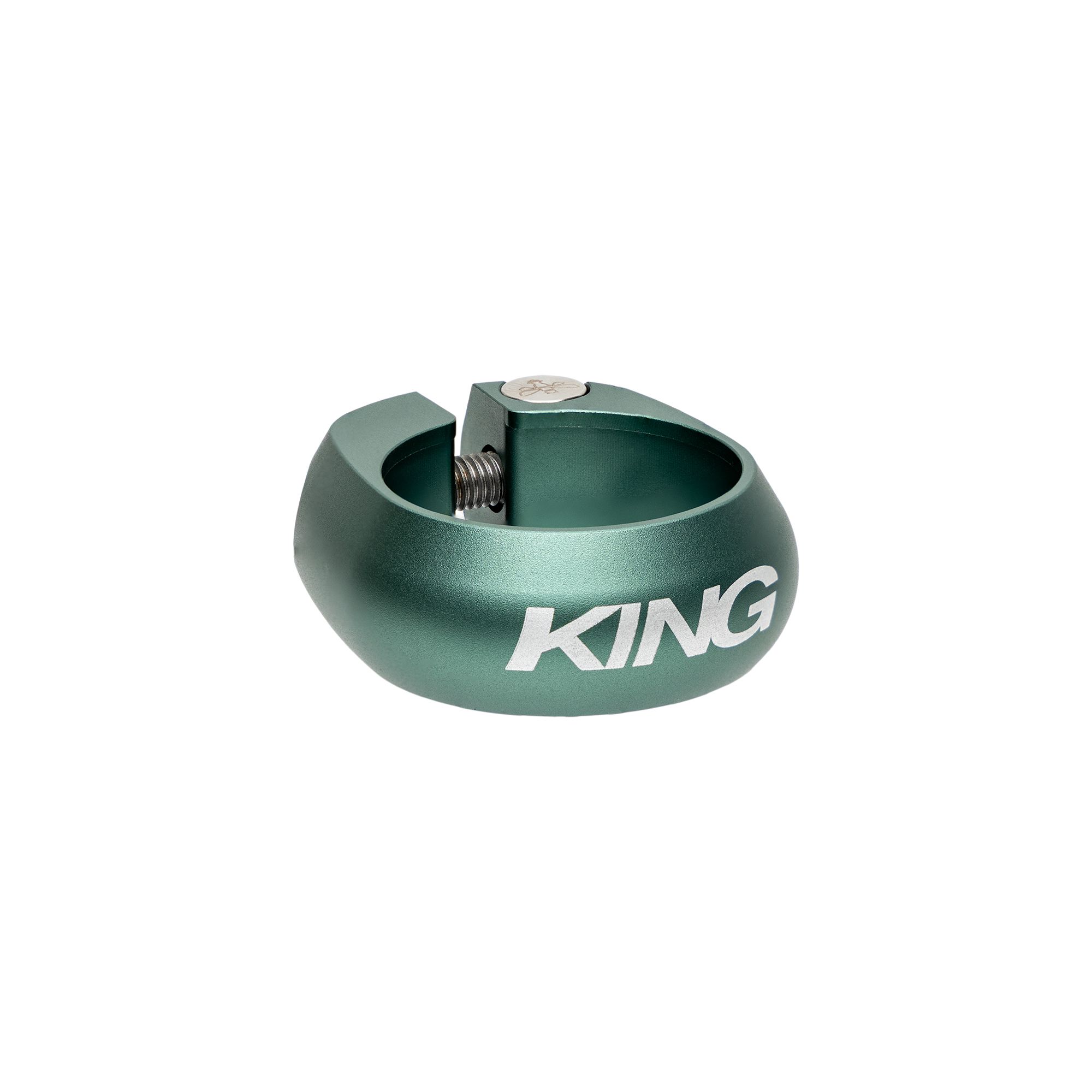 CHRIS KING SEATPOST COLLAR, 31.8MM, MATTE JADE CHRIS KING SEATPOST COLLAR, 31.8MM, MATTE JADE