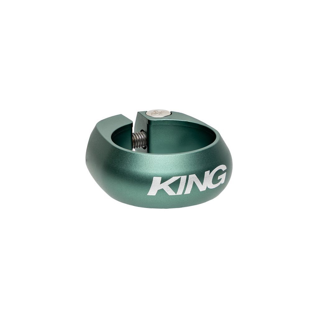 CHRIS KING SEATPOST COLLAR, 36.4MM, MATTE JADE CHRIS KING SEATPOST COLLAR, 36.4MM, MATTE JADE