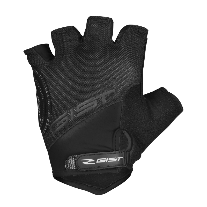 GANTS VELO COURT GIST D-GRIP GEL ETE NOIR   S (PAIRE SUR CARTE) AVEC VELCRO  -5511