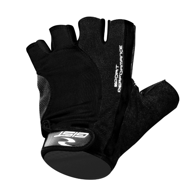 GANTS VELO COURT GIST PRO NOIR XL (PAIRE SUR CARTE) AVEC VELCRO  -5515