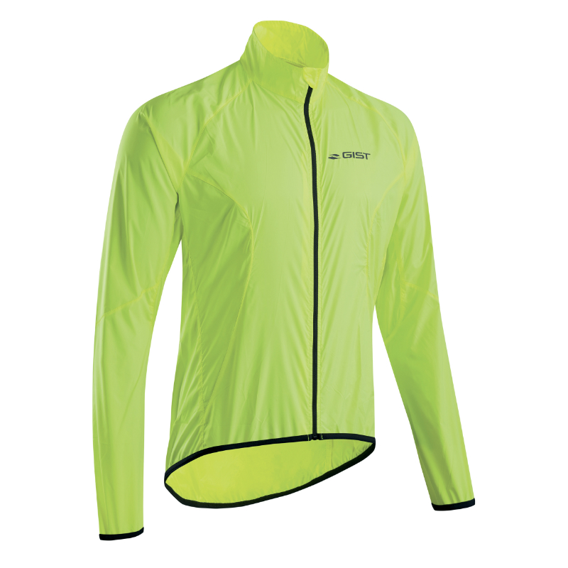 VESTE COUPE VENT ADULTE GIST GIUBBINO JAUNE FLUO   S  -5255