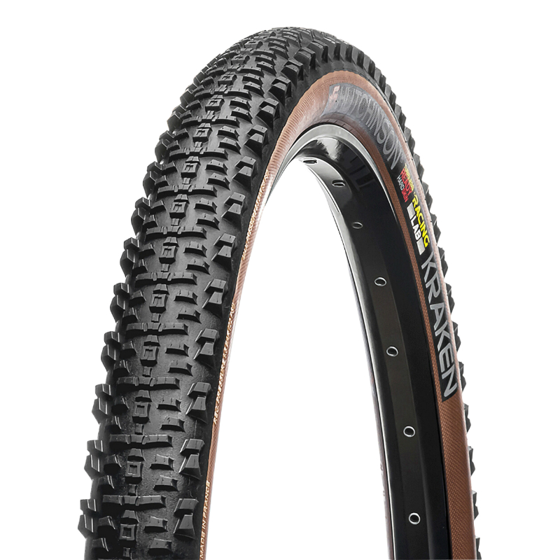 PNEU VTT 29 X 2.40 HUTCHINSON KRAKEN RACER XC TAN NOIR-BEIGE TUBELESS READY TS (57-622)