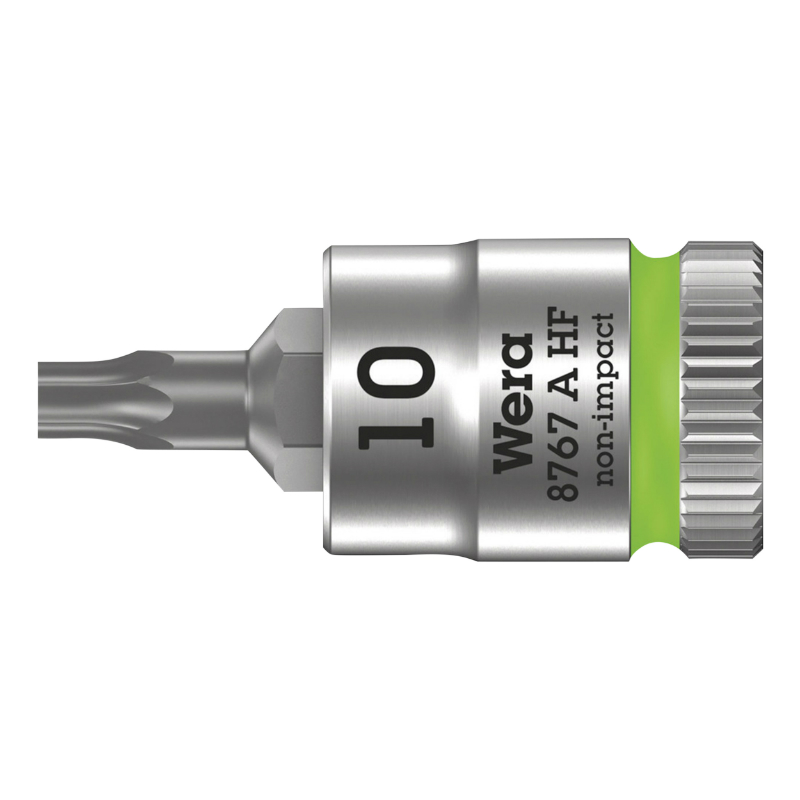 DOUILLE TORX WERA 8767 A ZYKLOP 1-4 T10 LONGUEUR 28 MM (VENDU A L'UNITE)  -MARQUE ALLEMANDE POUR LES ATELIERS-