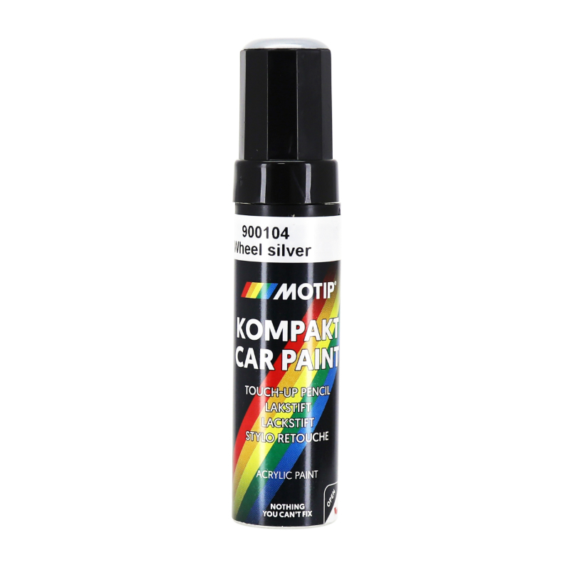 STYLO DE RETOUCHE PEINTURE MOTIP ARGENT POUR JANTE 12 ML