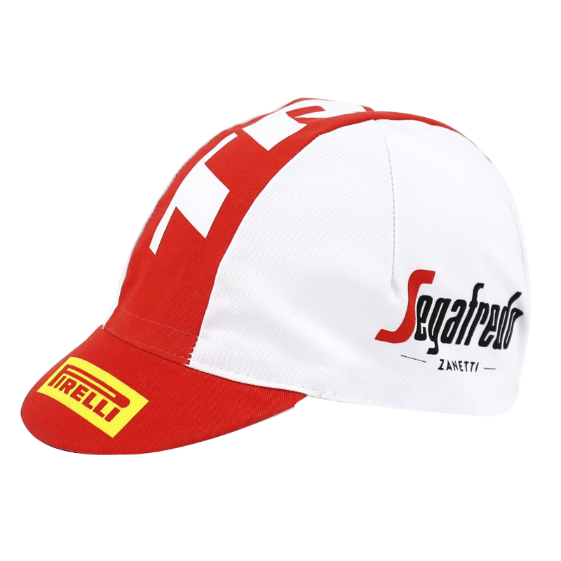 CASQUETTE VELO EQUIPE PRO TREK PIRELLI ROUGE-BLANC