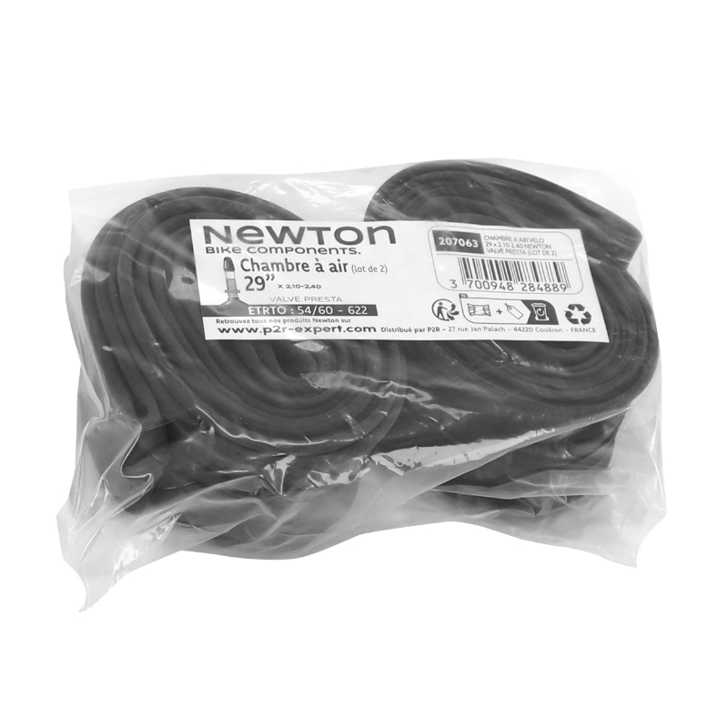 CHAMBRE A AIR VELO 29 X 2.10-2.40 NEWTON VALVE PRESTA (LOT DE 2)