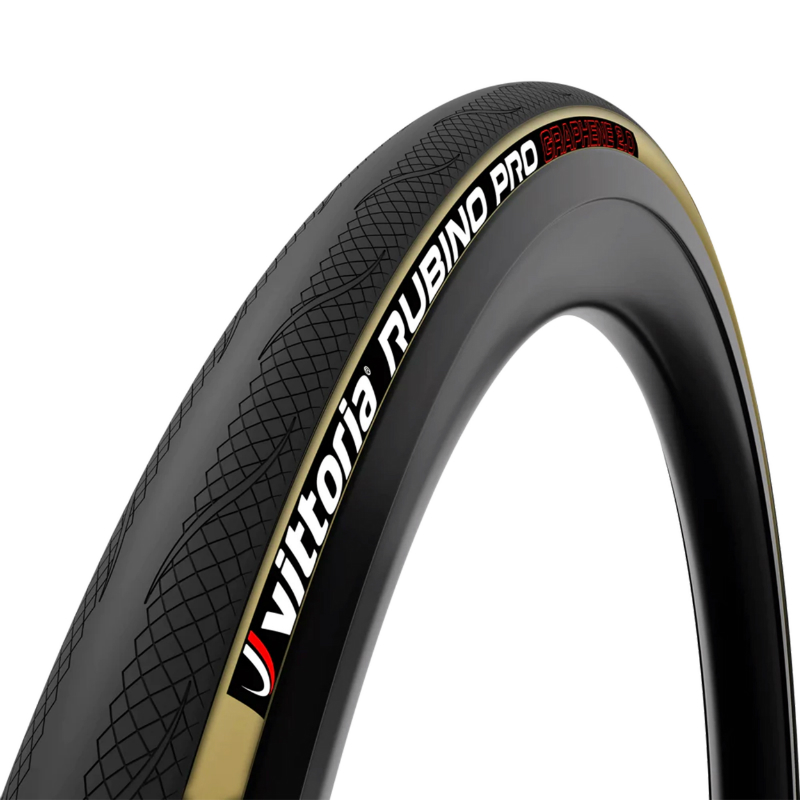 PNEU ROUTE 700 X 28 VITTORIA RUBINO PRO 4 NOIR-BEIGE GRAPHENE 2.0 TS (28-622)