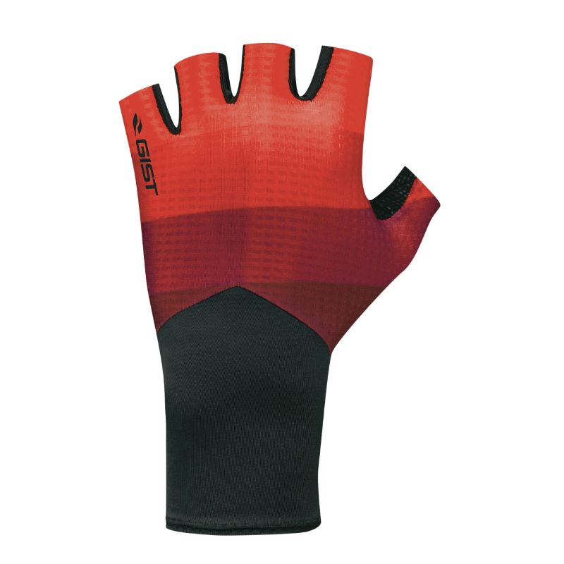 GANTS VELO COURT GIST SPEED NOIR-ROUGE   S (PAIRE SUR CARTE) SANS VELCRO    -5528