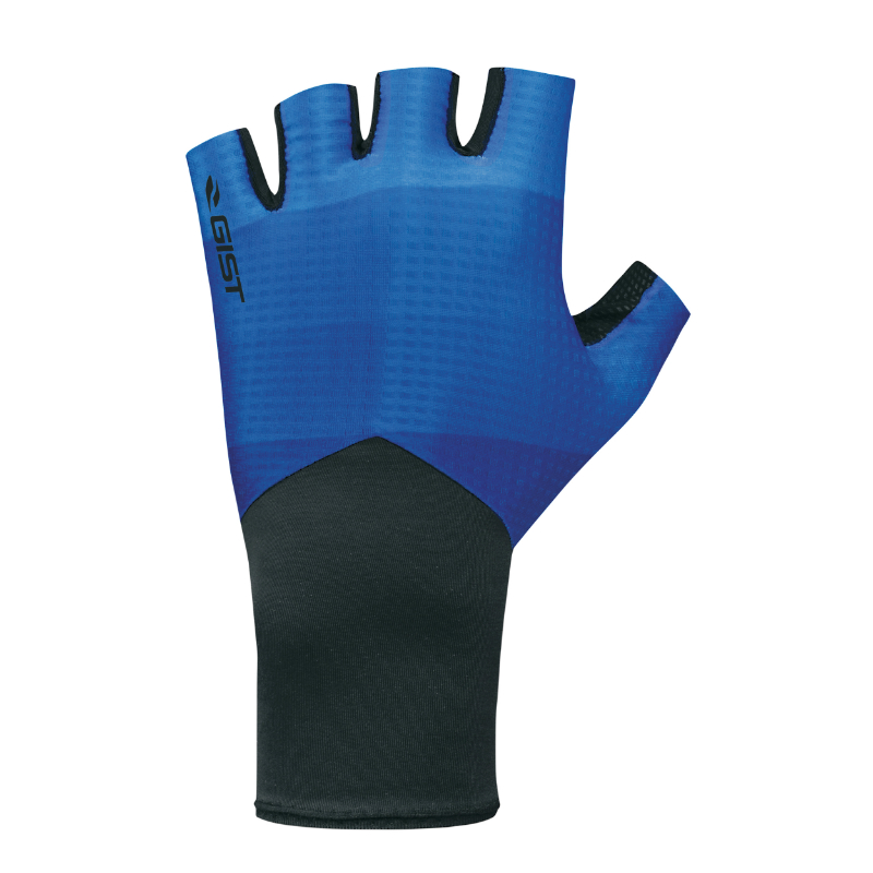 GANTS VELO COURT GIST SPEED NOIR-BLEU   S (PAIRE SUR CARTE) SANS VELCRO    -5528