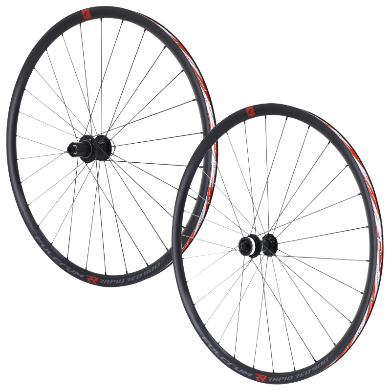 ROUES GRAVEL DISQUE 700 FULCRUM RAPID RED 900 TUBELESS READY NOIR CENTERLOCK CASSETTE SHIMANO 11-10V AXE TRAVERSANT10X100 ET 12X142 (PAIRE)