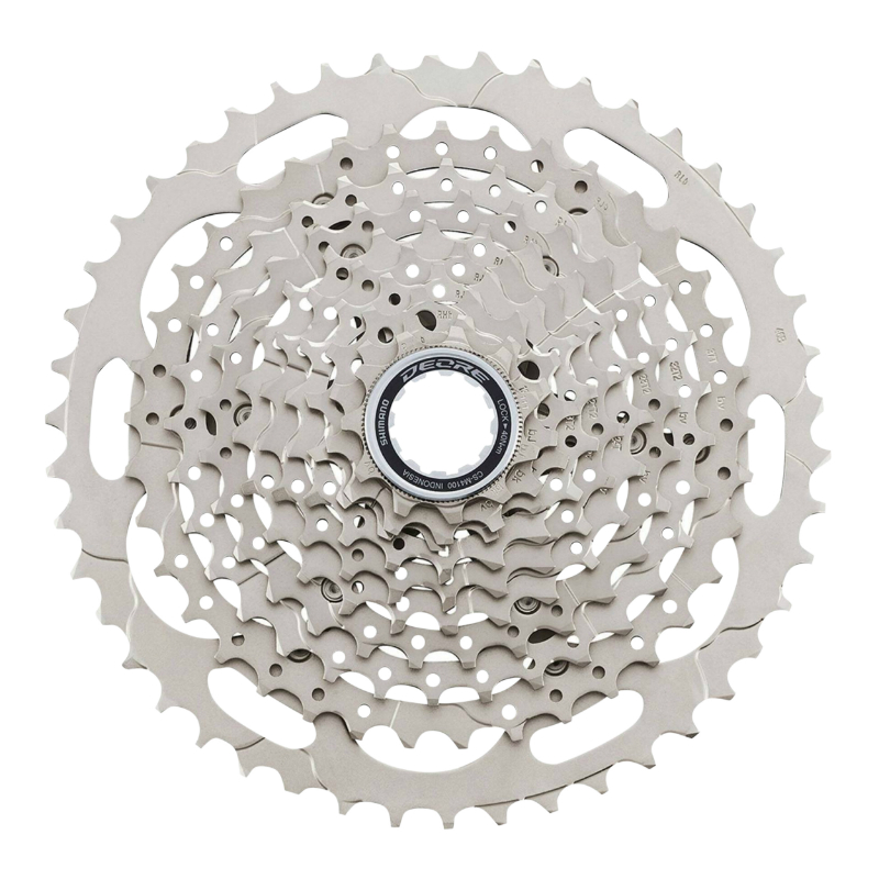 CASSETTE 10V. SHIMANO DEORE M4100 11-46 (11-13-15-18-21-24-28-32-37-46) (MONTAGE ATELIER)