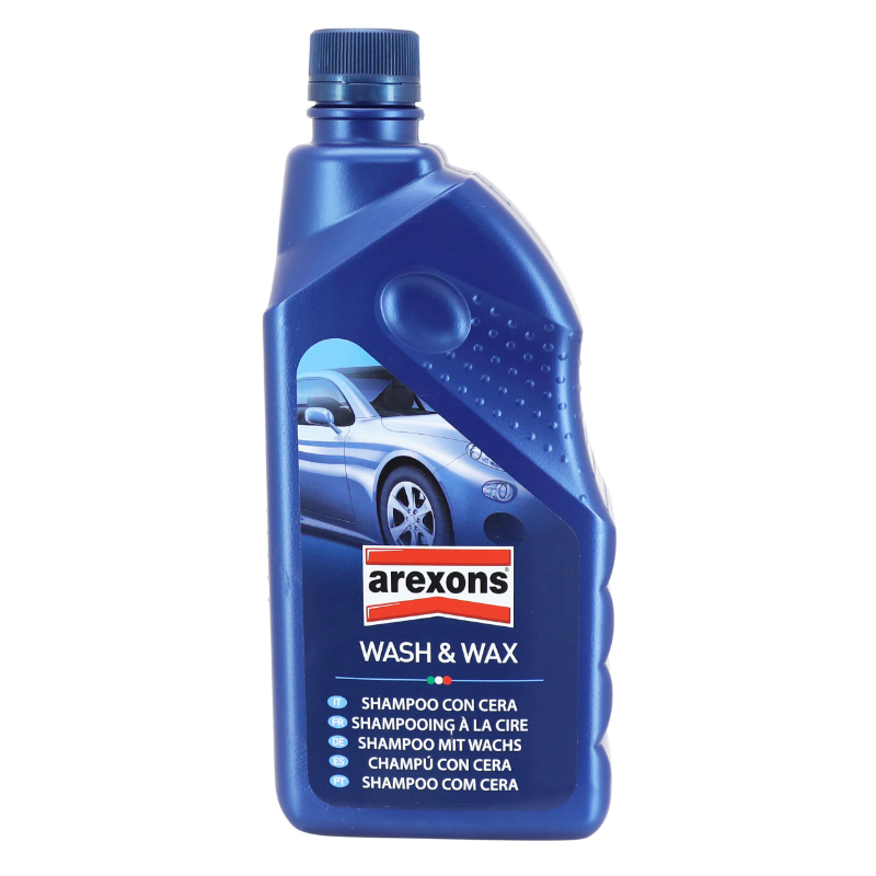 NETTOYANT SHAMPOING CIRE CARROSSERIE AREXONS WASH AND WAX 1L