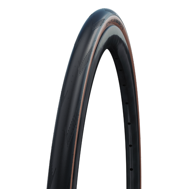 PNEU ROUTE 700 X 30 SCHWALBE ONE RACEGUARD ADDIX TUBELESS READY TS NOIR-BEIGE (30-622)