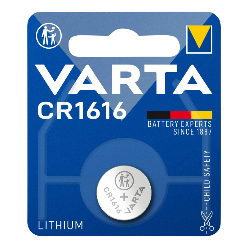 PILE BOUTON CR1616 VARTA LITHIUM 3V (VENDU A L\'UNITE)