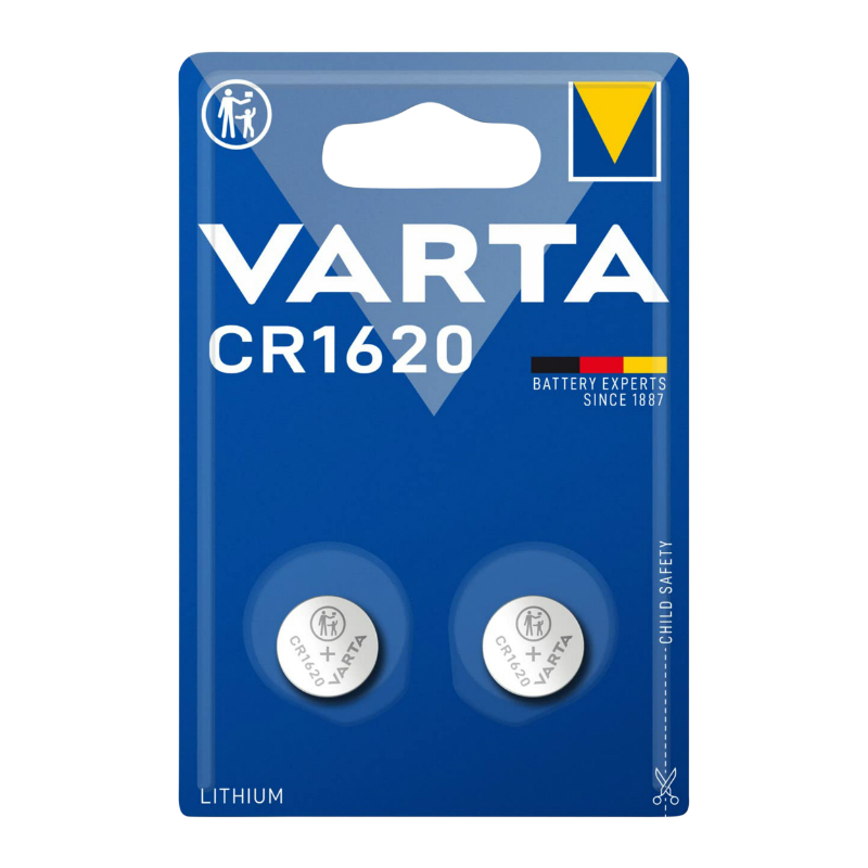 PILE BOUTON CR1620 VARTA LITHIUM 3V (VENDU PAR 2)