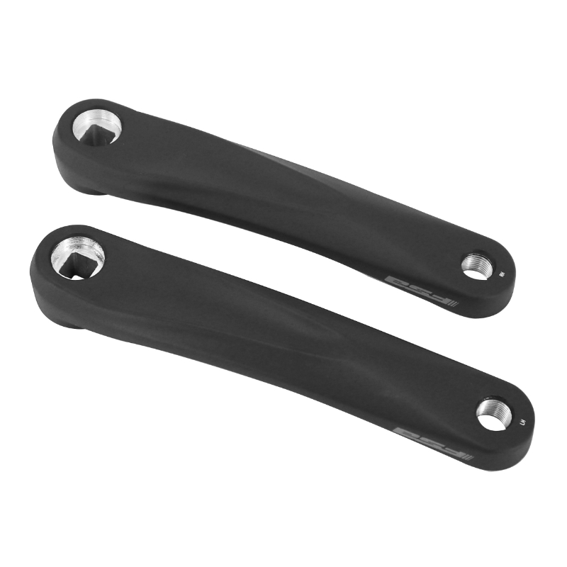 MANIVELLE DROITE + GAUCHE VAE - E-BIKE FSA 175MM NOIR JIS POUR MOTEUR YAMAHA PW (PAIRE)