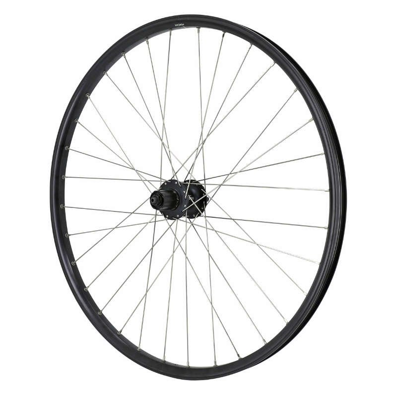 ROUE VTT - CARGO - VAE - E-BIKE - LONGTAIL DISQUE BLOCAGE 27.5\" VELOX KARGO L ARRIERE NOIR MOYEU SHIMANO DEORE M475 DISQUE 6 TROUS CASSETTE 11-10-9-8V JANTE 25C 32 RAYONS INOX  POIDS MAX 225KGS