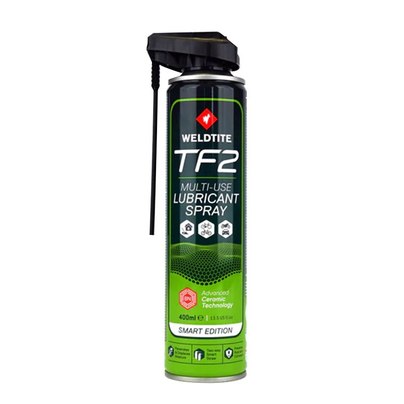 LUBRIFIANT VELO MULTI-USAGE WELDTITE TF2 ULTIMATE CERAMIQUE (AVEC TETE SMART AEROSOL 400ML)