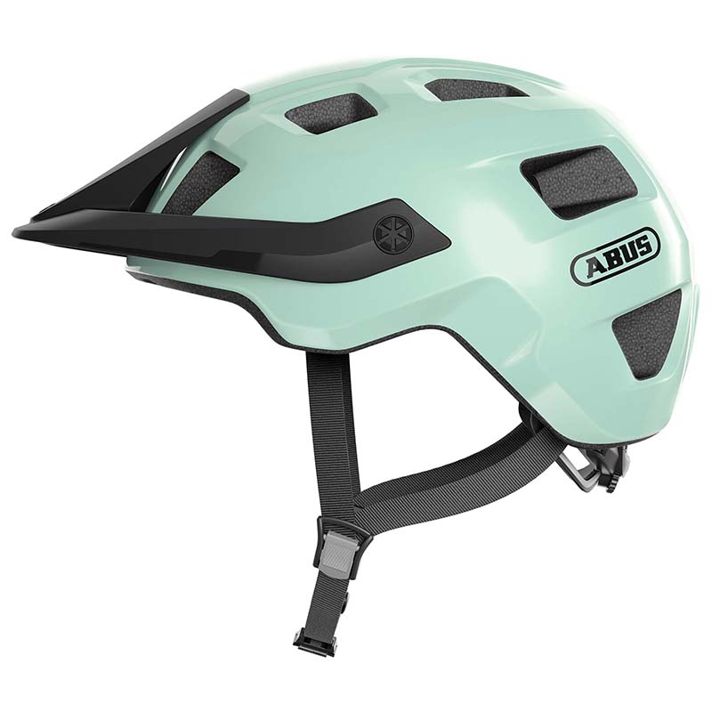 CASQUE VELO ADULTE ABUS VTT MOTRIP MENTHE GLACEE TAILLE L (57-61CM) REGLAGE MOLETTE