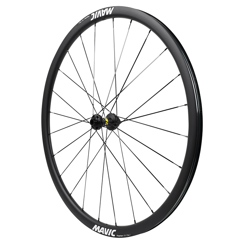 ROUE ROUTE DISQUE 700 MAVIC KSYRIUM 30 AVANT CENTERLOCK TUBELESS READY AXE TRAVERSANT 12-100 NOIR JANTE 622-19