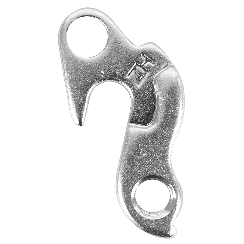 PATTE DE DERAILLEUR ALU P2R PEUGEOT-SCOTT-ORBEA-QUINTANA-BIANCHI-LOOK-KUOTA-ARGON GH-014  - COMPATIBLE LEADER FOX (EN VRAC POUR ATELIER)