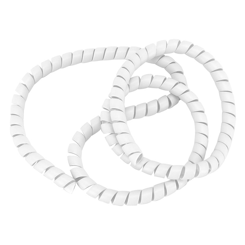 PROTEGE GAINE -FAISCEAU ELECTRIQUE POUR TROTTINETTE TYPE SPIRALE BLANC 110CM  -SELECTION P2R-