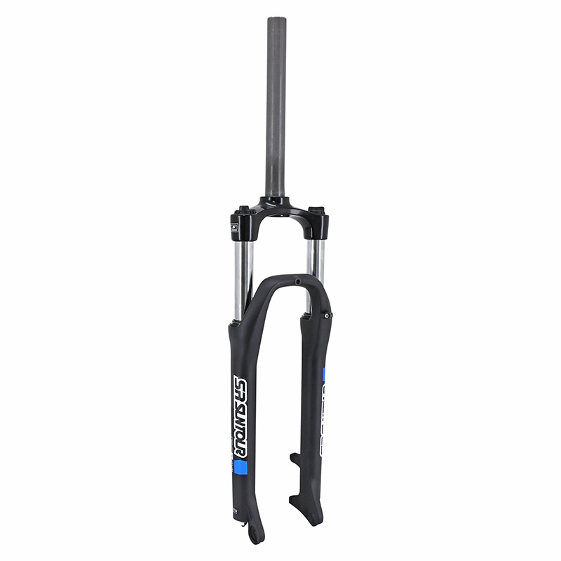 FOURCHE VTT 27.5 " SUNTOUR XCE28 NOIR 100MM POUR FREIN A DISQUE PIVOT LISSE L255MM 1"1-8-28.6 EXTERIEUR - ROUE BLOCAGE RAPIDE