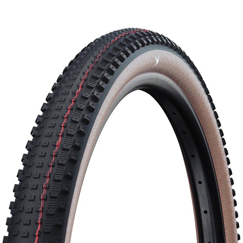 PNEU VTT - VAE 29 X 2.25 SCHWALBE RICK XC NOIR TLR SUPER RACE (57-622) TUBELESS READY FLANC TRANSPARENT HOMOLOGUE VAE E25 (POIDS MAX 115KGS)