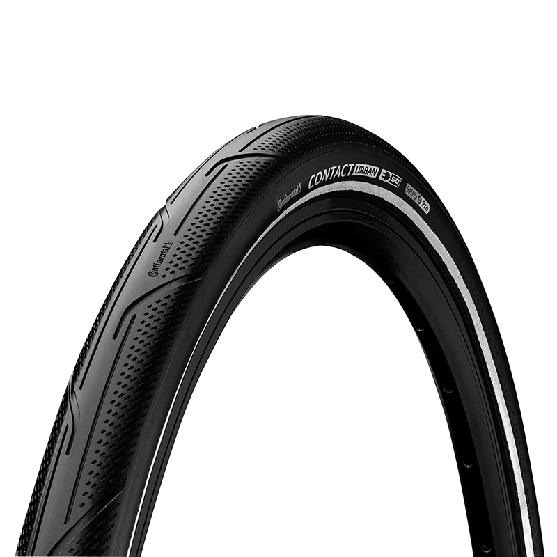 PNEU VTT URBAIN - VAE 27.5 X 2.00 CONTINENTAL CONTACT URBAN NOIR TR (50-584) (OFFRE SPECIALE)